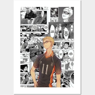 Tsukishima Kei Posters and Art